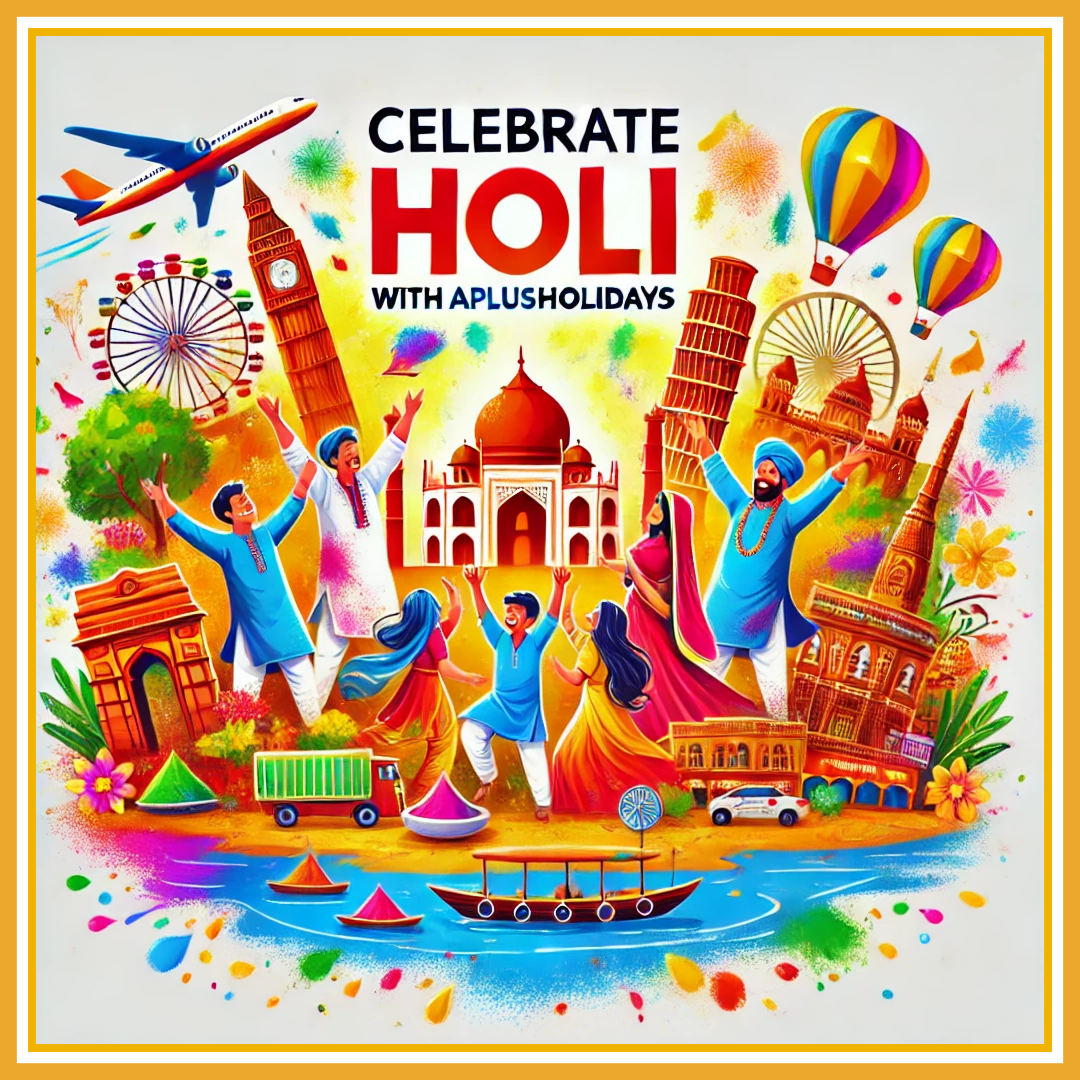 Celebrate Holi with AplusHolidays  A Festive Getaway Awaits!